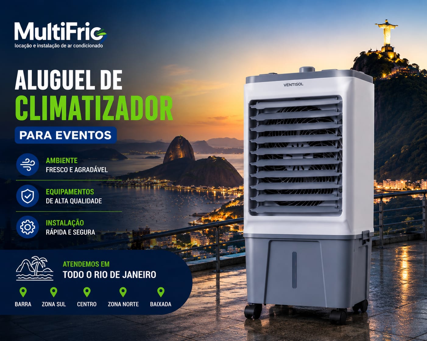 Aluguel de Climatizador de Ar para Eventos Festas e Empresas em  São Paulo Guarulhos em 2026